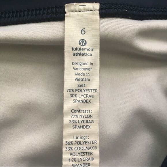 Lululemon Women Run Inspire Crop II All Full-On Luxtreme Iridescent Multi Blue 6 - Picture 4 of 8